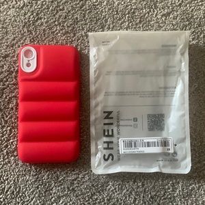 Shein Red Puffer iPhone XR Case